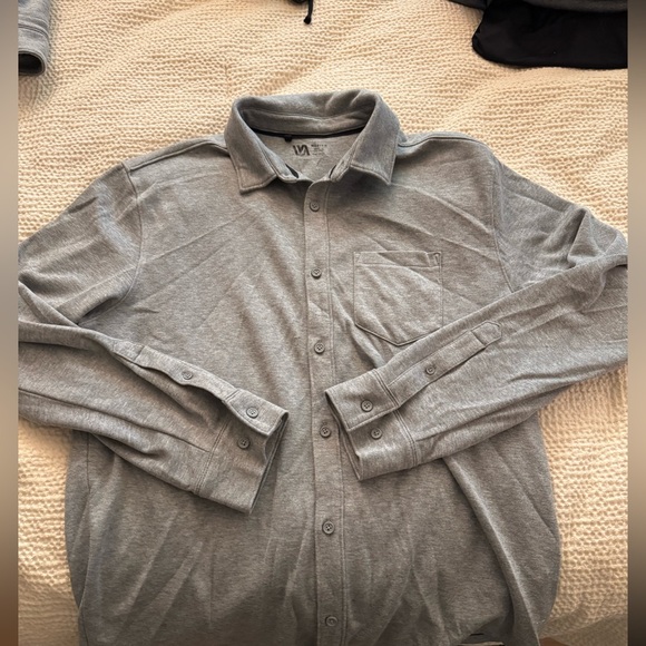 VRST Men's Gray Button-Up - Picture 1 of 4